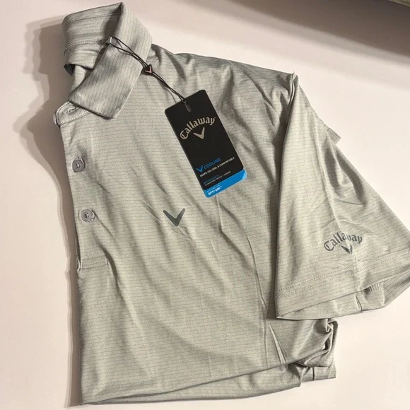 Callaway Light Gray Performance Polo - Picture 1 of 4